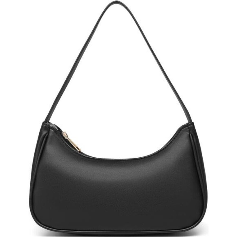 Vegan Leather Hobo Bag Women Shoulder Tote Retro